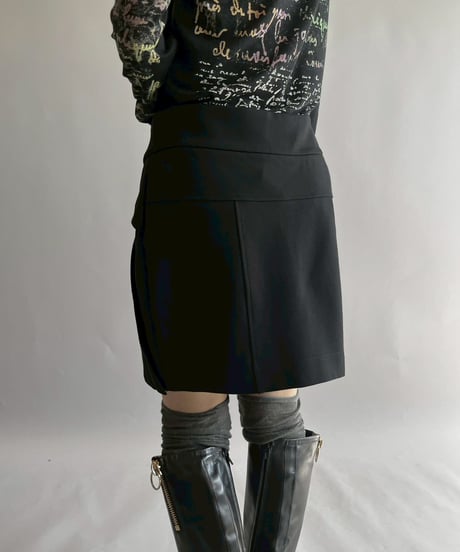 【USED】 SILVIAN HEACH Design Mini Skirt /251014-009