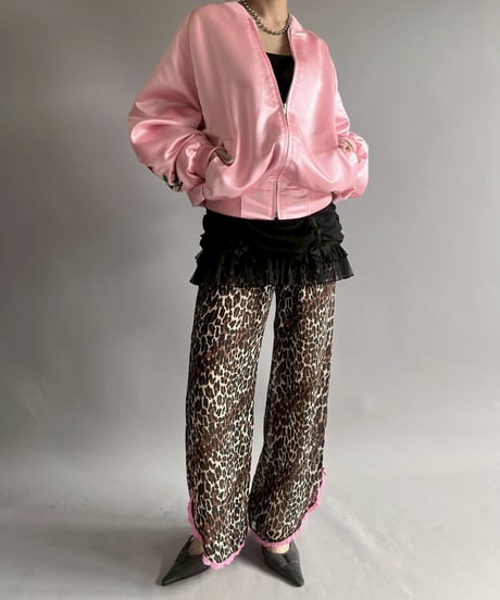 【USED】 Leopard Sheer Pants / 251122-002