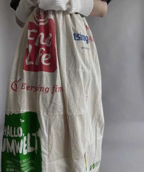 【RE;CIRCLE】RE Eco-Friendly Bag Shirring One-piece / 230427-030