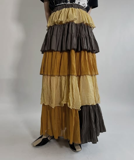 【RE;CIRCLE】 RE Indian Cotton Skirt / 220503-019