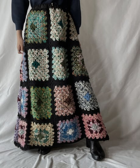 【RE;CIRCLE】 RE Granny Long Skirt⑦/211110-014