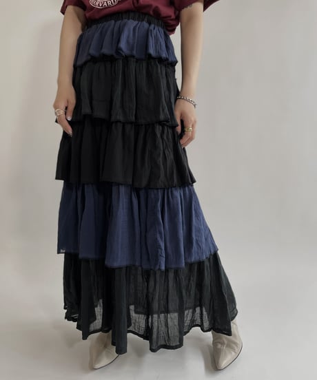 【RE;CIRCLE】 RE Indian Cotton Skirt / 220503-001