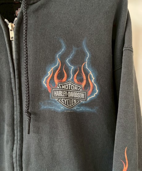 【USED】 08's HARLEY-DAVIDSON Zip Parka / 260418-044