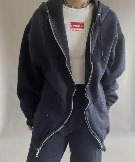 【USED】 Jerzees Zip-up Hoodie / 230211-015