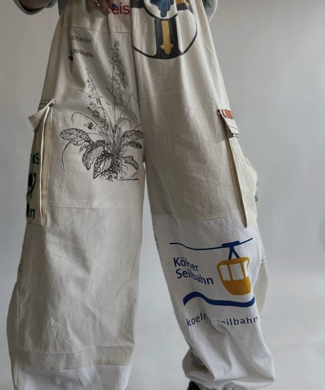 【RE;CIRCLE】 RE Eco-Friendly Bag Draw Cord Pants / 220825-021