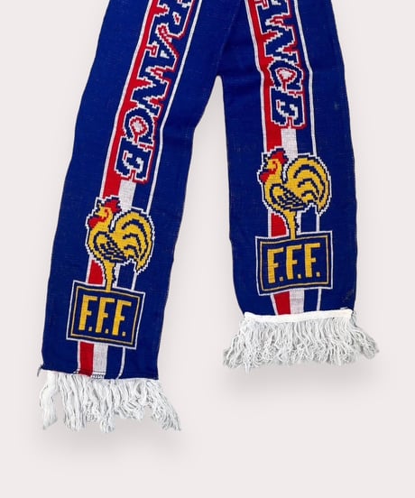 【USED】 Knit Soccer Muffler ALLEZ FRANCE / 240108-031