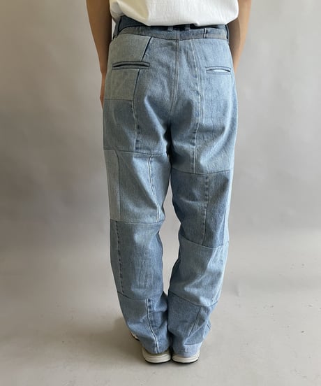 【RE;CIRCLE】 RE Denim PatchWork Pants / 230522-001