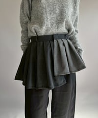 【RE;CIRCLE】 RE Suit Wrap Skirt Mini / 260129-009