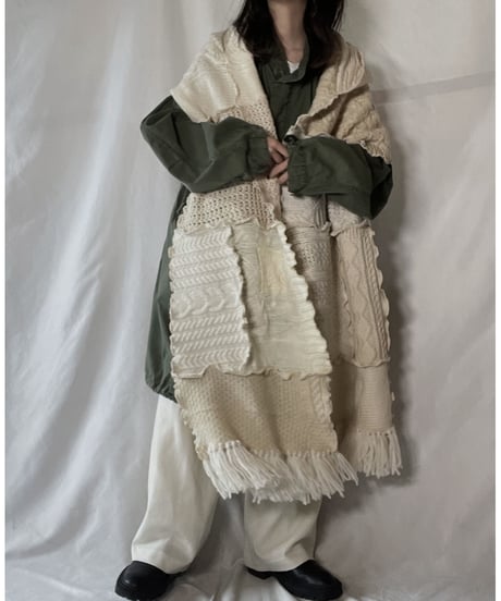 【RE;CIRCLE】 RE Alan Knit Muffler① /220120-003