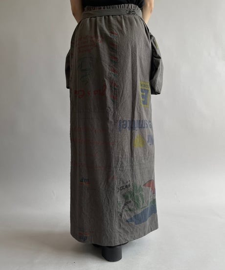 【RE;CIRCLE】RE Eco-Friendly Bag Belt Bag Skirt Glay / 240905-037