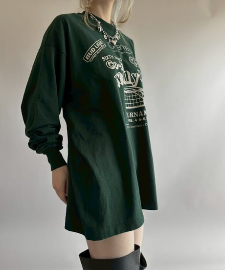 【USED】 Made In USA 94's FRUIT OF THE ROOM Go-Ed Wally ball L/S Tee / 260418-016