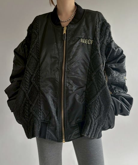 【RE;CIRCLE】 RE MA1 × Alan Knit Jacket / 251225-004