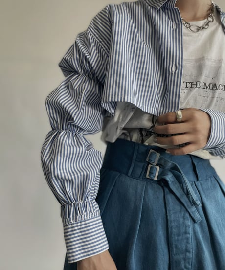 【RE;CIRCLE】 RE Puff Sleeved Shirt / 220630-004