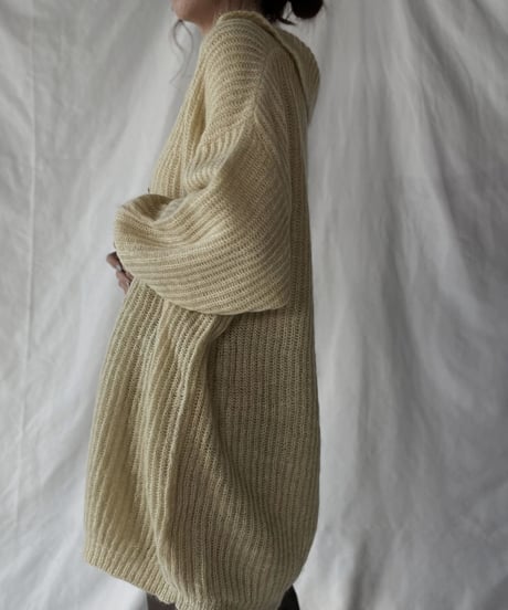 【USED】    Mohair Knit Top⑥/211216-007