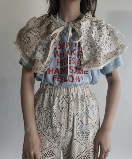 【RE;CIRCLE】 RE Crochet Lace Detachable Collar / 220623-034
