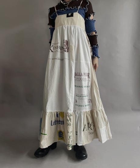 【RE;CIRCLE】RE Eco-Friendly Bag Camisole Long One-piece / 230327-008