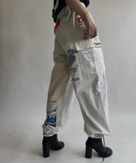 【RE;CIRCLE】 RE Eco-Friendly Bag Draw Cord Pants / 220825-020