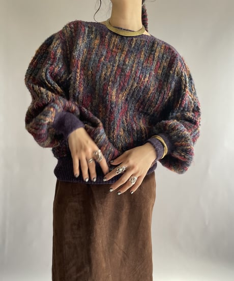 【USED】 Hewlett Knitting Mills Knit Sweater  / 221217-017