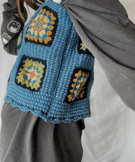 【RE;CIRCLE】 RE Granny Knit Bustier①/211014-008