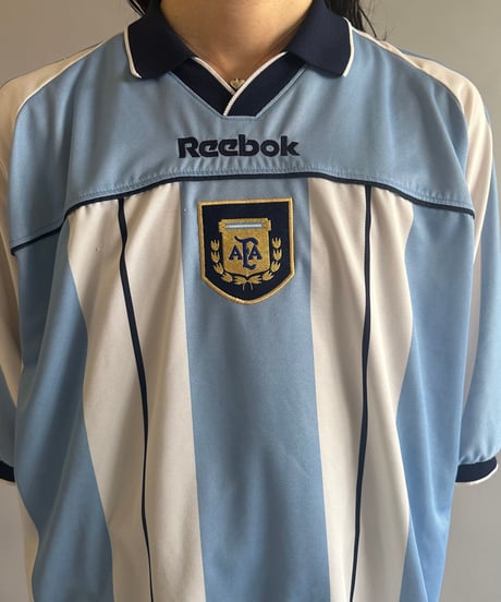 【USED】 Reebok ARGENTINA  Soccer Shirt  /240603-081
