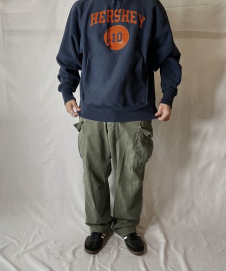 【USED】  Champion Reverse Weave Hoodie HERSHEY/210902-050