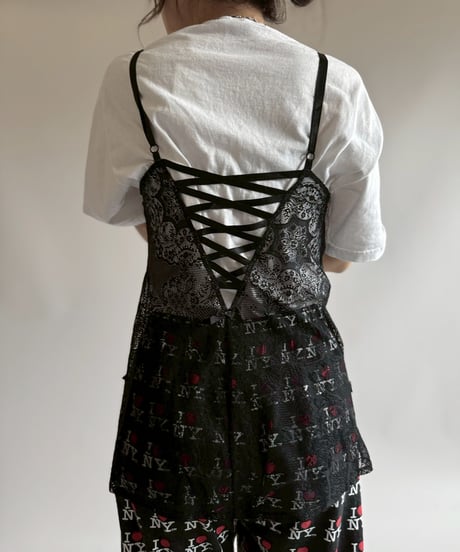 【USED】 Sheer Camisole Top / 250719-025