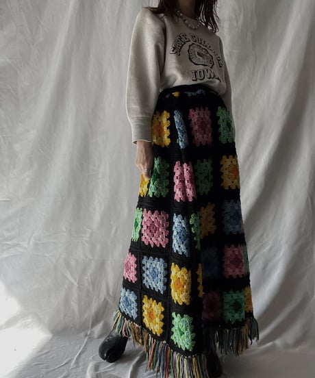 【RE;CIRCLE】 RE Granny Long Skirt②/211110-009