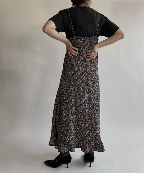 【USED】 Flower Printed Camisole One-piece / 220528-008