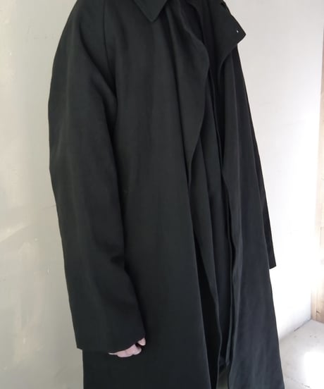 【RE;CIRCLE】 RE 1950s Flench Linen Coat  BLACK / 221031-006