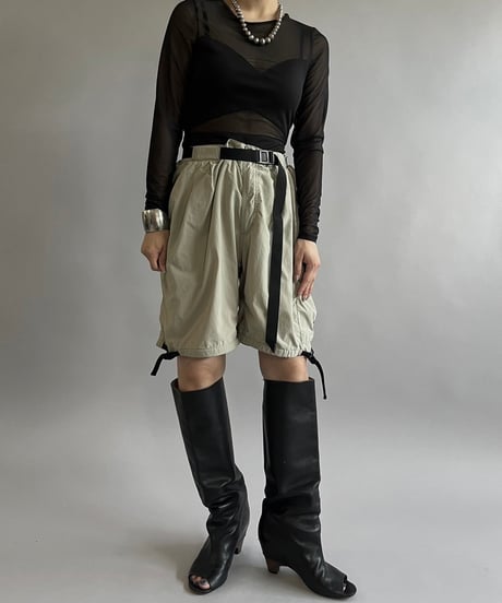【USED】AMISU Sheer Leotard Top  /240629-005