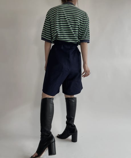 【USED】  Polo Ralph Lauren Striped Polo Shirt / 220730-013