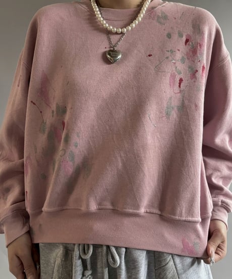 【USED】 Paint Short Sweat / 250925-004