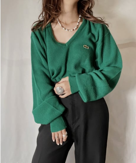 【USED】   LACOSTE Knit Top 13/211126-029