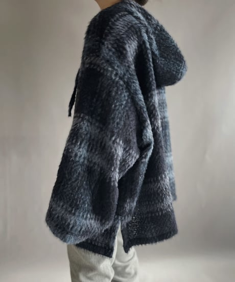 【RE;CIRCLE】 RE Mohair Mexican Hoodie Blue / 230105-005
