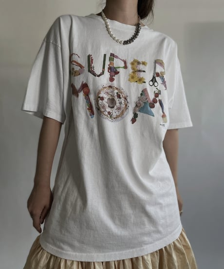 【USED】 Short Sleeved T-shirt "Super Mom" / 220625-002