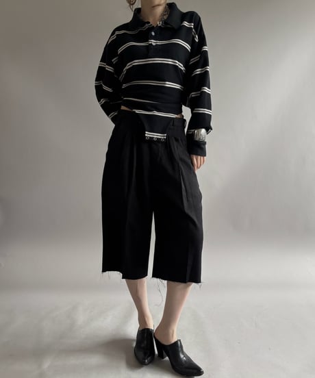 【RE;CIRCLE】 RE Leotard Rugger Shirt/ 260430-008