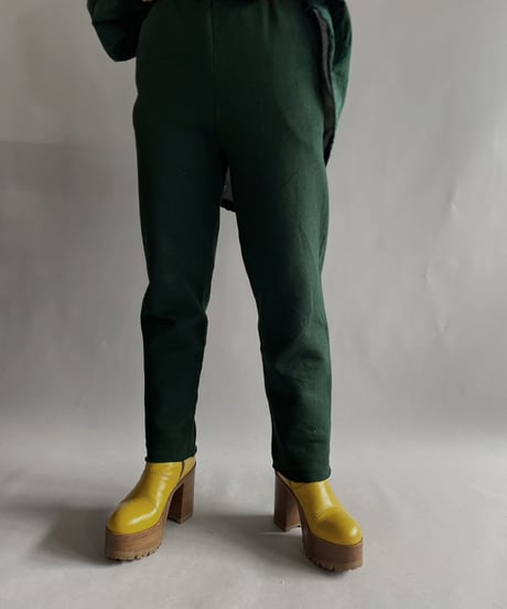 【USED】 Fruit Of The Loom Sweat Pants Green / 221210-026