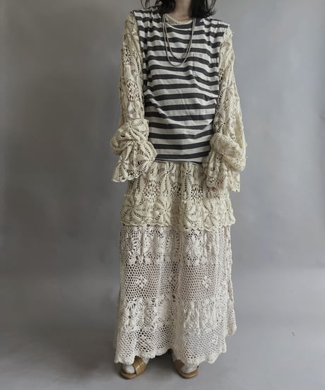 【RE;CIRCLE】 RE Crochet Lace One-piece / 230504-004