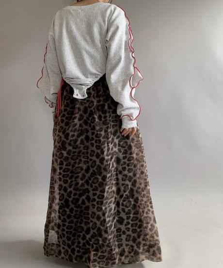 【RE;CIRCLE】 RE Mellow Leotard Sweat Top /  241017-020