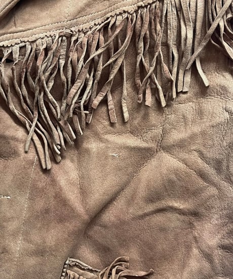 【USED】 Suede Fringe Jacket /250301-001