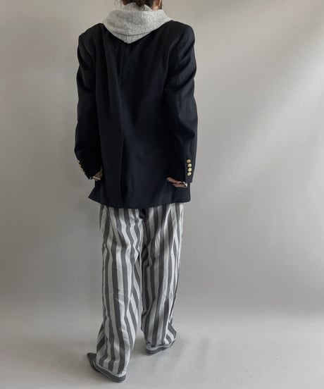 【USED】 Stripe Patterned Pajama Set Up  / 231021-027