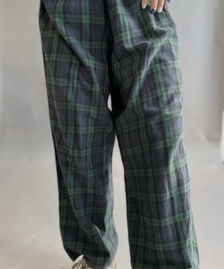 【USED】 Cotton Checked Pants / 230114-006