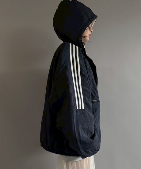 【USED】 80's adidas Padded Nylon Jacket / 251115-007
