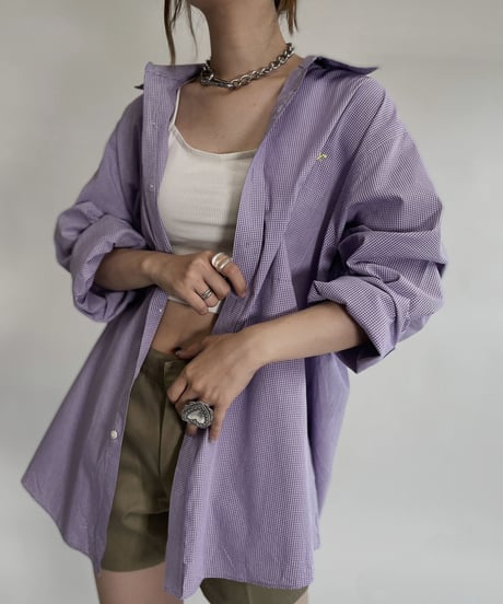 【USED】  Long Sleeved Work Shirt "Subway" / 220730-003