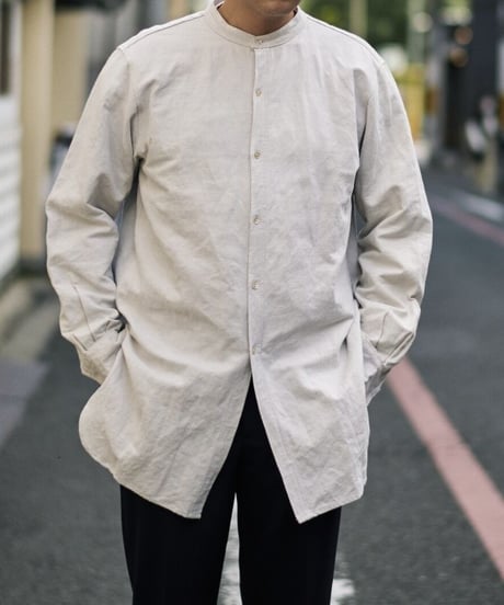 【RE;CIRCLE】 RE 1950s Flench Linen Shirts / 221031-003