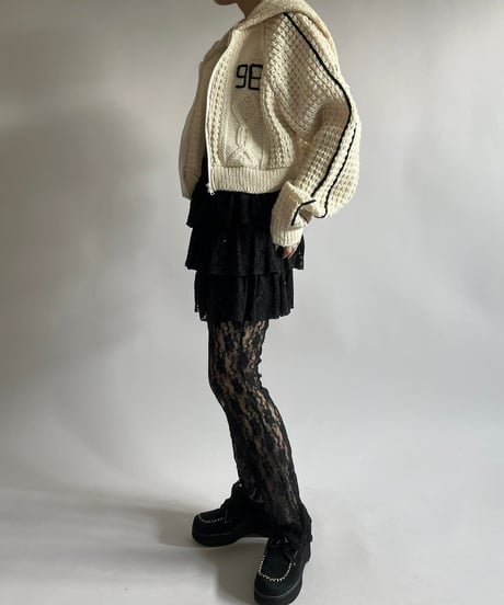 【USED】 Lace Paattern Skirt /250213-009