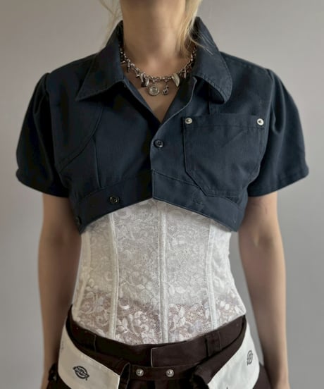 【Chinatsu Aoyama】 RE Makers Shirt Navy / 260702-015