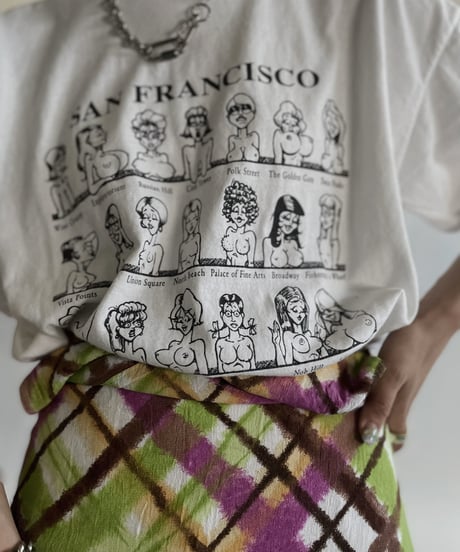 【USED】 Short Sleeved T-shirt "San Francisco Tour Guide" / 220611-010