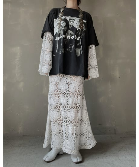 【RE;CIRCLE】 RE Crochet L/S Top⑩/20220317-019