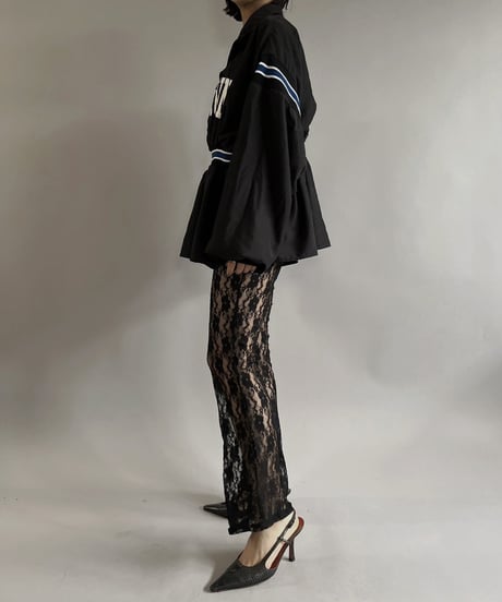 【RE;CIRCLE】 RE Nylon Peplum Top /  240229-009